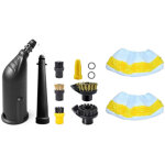 Lot de 12 accessoires pour nettoyeur vapeur, accessoires karcher nettoyeur vapeur pour les aspirateurs ...