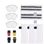 Lot de 12 accessoires nettoyeur  vapeur pour karcher easyfix sc1 / sc2 / sc3 / sc4 / sc5 / sv7