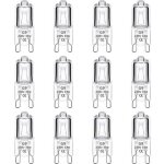 Lot de 12 ampoule halog�ne capsule g9 33w 230v, intensit� variable, 460lm, blanc chaud 2700k, g9 bi - ...