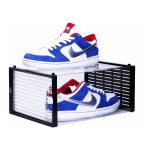 Rangement � chaussure - boite � chaussures - noires et transparentes crystal - lot de 12 - secury - t ...