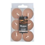 Lot de 12 bougies chauffe - plat 'essentiel' 3, 5cm opium