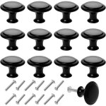 Lot de 12 boutons d'armoire, boutons d'armoire de cuisine, poign�es de tiroir rondes avec vis, boutons ...