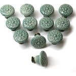 Lot de 12 boutons d'armoire vintage avec poign�es rondes en c�ramique de 35 mm, pour maison, adapt�es ...