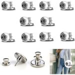 Lot de 12 boutons de jeans sans couture de 17 mm - boutons de pantalon  emboter - boutons de pantalon ...