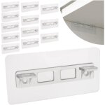 Lot de 12 clous de support d'étagère auto - adhésifs sans perçage pour armoires de cuisine, bibliothèque, ... Lot de 12 clous de support d'étagère auto - adhésifs sans perçage pour armoires de cuisine, bibliothèque, ...
