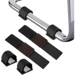 Lot de 12 coussin en feutre r�utilisable pour meubles, fermeture velcro, prot�ge sols en bois des rayures ...