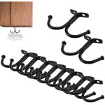Lot de 12 crochets en mtal pour tasses, ustensiles, manteaux, chapeaux, cravates et pots de fleurs
