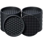 Lot de 12 dessous de verre ronds de 5 cm pour meubles en bois dur, protections antid�rapantes pour meubles, ...