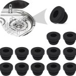 Lot de 12 embouts en caoutchouc pour r�chaud de camping - car, protection antirouille, compatible avec ...