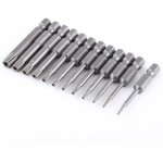 Lot de 12 embouts de tournevis à tête hexagonale 1 / 4', embouts à tête hexagonale, sécurité torx à tige ... Lot de 12 embouts de tournevis à tête hexagonale 1 / 4', embouts à tête hexagonale, sécurité torx à tige ...