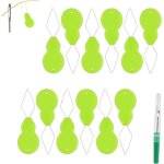 Lot de 12 enfile - aiguilles pour machines � coudre - en plastique - pour couture � la main et machine ...