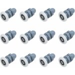 Lot de 12 galets de porte de douche galets de douche galets de porte galets de porte coulissante galets ...