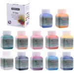 Lot de 12 peintures acryliques pour arographe 30ml peinture non toxique