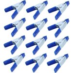 Lot de 12 pinces  ressort en mtal avec revtement en caoutchouc pour quipement photo et accessoires ...