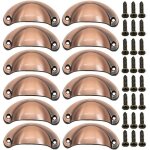 Lot de 12 poign�es coquillage vintage pour commode, meuble de cuisine, forme demi - lune, 8, 1 cm x 3, ...