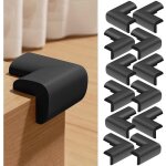 Lot de 12 protections d'angle en caoutchouc pour meubles avec adh�sif double face pr� - install� pour ...