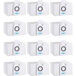 Lot de 12 sacs d'aspirateur accessoires compatible avec ecovacs deebot x1 omni, x1 e omni, x1 turbo, ...