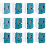 Lot de 12 sacs  poussire clean station pour aspirateur samsung bespoke jet vca - adb95, sacs de rechange ...