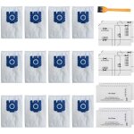 Lot de 12 sacs � poussi�re pure gn 3d compatibles avec miele gn pour aspirateurs classic c1 complete ...