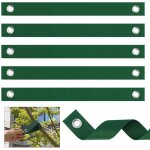 Lot de 12 sangles d'arbre avec ?illets pour tuteur / tuteur / tuteur / tuteur / tuteur / plantation