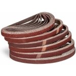 Lot de 120 bandes abrasives en tissu - 13 x 457 mm p80 Lot de 120 bandes abrasives en tissu - 13 x 457 mm p80