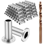 Lot de 120 manchons de protection en acier inoxydable pour garde - corps de pont de 1 / 8', 5 / 32' ou ...