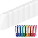 Lot de 120 porte - �tiquettes transparents, �tiquettes de classeur de 2, 5 x 7, 6 cm, pochettes adh�sives ...