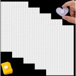 Lot de 1320 pastilles adh�sives 3d en mousse double face, 6 x 6 x 2 mm, blanc, fixation adh�sive pour ...