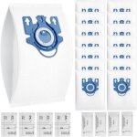 Lot de 14 sacs d'aspirateur 3d airclean gn compatibles avec les aspirateurs miele classic c1, complete ...
