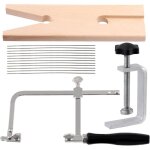 Lot de 14 scies professionnelles 3 en 1 pour bijoutier comprenant un collier de serrage en v, un cadre ...