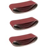 Lot de 15 bandes abrasives de 100 mm x 915 mm, grain 240 en oxyde d'aluminium - pour le travail du bois, ...