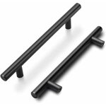 Lot de 15 poign�es d'armoires de cuisine noires de 160 mm, poign�es de porte de cuisine, poign�es de ...