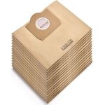 Lot de 15 sacs aspirateur pour karcher 6. 959 - 130. 0 wd3 wd3p mv3 sacs filtrants en papier de rechange ...
