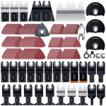 Lot de 156 kits d'outils multifonctions oscillants universels en bois et plastique � d�gagement rapide ...