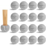 Lot de 16 balles de tennis pr�d�coup�es, en vrac, pour pieds de meubles, protections de pieds de chaise ...