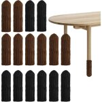 Lot de 16 capuchons de pieds de chaise - chaussettes de protection pour pieds de meubles ronds - patins ...