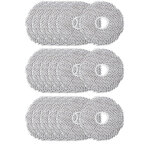 Lot de 16 serpill�res en microfibre - accessoires pour robot aspirateur - lavables - accessoires pour ...