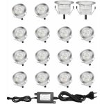 Lot de 16 spots led encastrables , spot led encastrable extrieur , etanche ip67 , spots  encastrer ...
