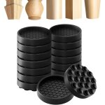 Lot de 16 tapis antid�rapants pour meubles de table, canap�, lit, etc. , 5 cm, noir