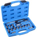 Lot de 17 outils de nettoyage professionnels pour injecteur diesel Lot de 17 outils de nettoyage professionnels pour injecteur diesel