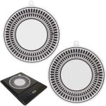 Lot de 2 (24 cm) tapis de protection pour table de cuisson � induction, tapis de protection multifonction ...