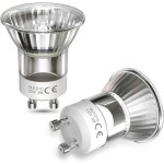 Lot de 2 35w gu10 ampoules halog�nes, halog�ne mini gu10 35w lampe � lave ampoule 360lm dimmable halog�ne ...