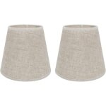 Lot de 2 abat - jours e27 pour lampe de table applique murale, lustre, abat - jour en cristal, 10 cm ...