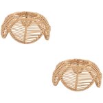 Lot de 2 abat - jours en forme de lotus pour ampoule, applique murale, plafonnier Lot de 2 abat - jours en forme de lotus pour ampoule, applique murale, plafonnier