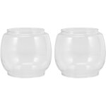 Lot de 2 abat - jours  krosne pour bougies, abat - jour pour lampe  huile, petits abat - jours en ...