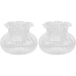 Lot de 2 abat - jours à pétrole pour lampe à huile, bougeoirs, couvercle de lampe, abat - jour de lustre, ... Lot de 2 abat - jours à pétrole pour lampe à huile, bougeoirs, couvercle de lampe, abat - jour de lustre, ...
