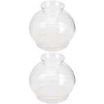 Lot de 2 abat - jours en verre pour lampe à huile, lanterne, lampe à pétrole, globe vintage, lampe à ... Lot de 2 abat - jours en verre pour lampe à huile, lanterne, lampe à pétrole, globe vintage, lampe à ...