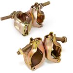 Lot de 2 accouplement �chafaudage 48x48mm, 360�, pour fixation d'�chafaudages et de tiges d'ancrage, ...