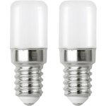 Lot de 2 ampoules led e14 2w de rechange 20w halog�nes pour r�frig�rateur, blanc froid 6000k freeze cuisini�re ...