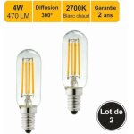 Lot de 2 ampoules led filament e14 4w 470lm 2700k - garantie 2 ans (sku produit : 93419914 sku offre ... Lot de 2 ampoules led filament e14 4w 470lm 2700k - garantie 2 ans (sku produit : 93419914 sku offre ...